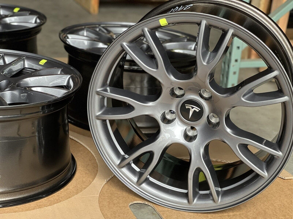 19 Inch Tesla Rims Tesla Model S Plaid 19″ OEM Aero Tempest Wheels – CarGym