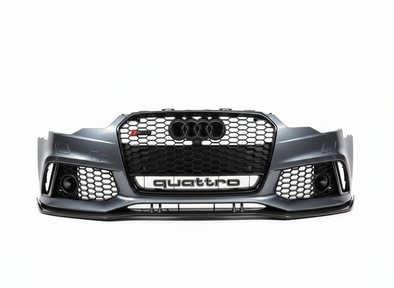 Carbon Fiber Front Spoiler for RS6 Style Front Bumper