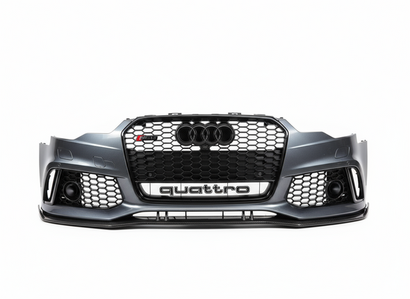 Carbon Fiber Front Spoiler for RS6 Style Front Bumper