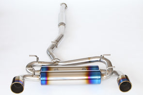 R1Titan EXTRA STTI Gold Ring Full Titanium Exhaust System for Toyota GR86 (ZN8) / BRZ (ZD8)