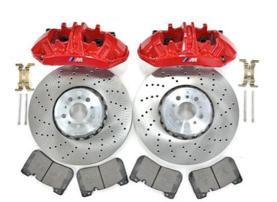BMW M-Performance Front (6 POT) Brake Retrofit Kit For 5-Series G30 G31 G32 / 7-Series G11 G12 / 8-Series G14 G15 G16 / X3 G01  / X4 G02 / iX3 G08 / iX I20