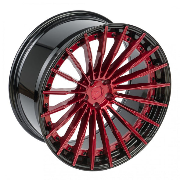 Z-Performance ZP.MODULAR 2 | DEEP CONCAVE - Blood Red Star / Gloss Black Lip