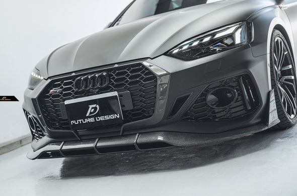 Future Design Carbon Fiber Front Grille for Audi RS5 S5 A5 B9 B9.5 2017+