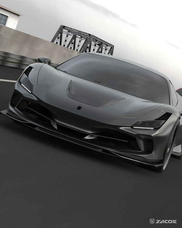Zacoe x Ferrari F8 Tributo Carbon Fiber Body Kit