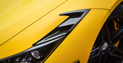 PAKTECHZ Carbon Fiber Front Air Vents Trim for Ferrari F8 Tributo / Spider
