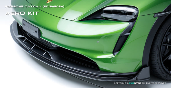 Paktechz Dry Carbon Fiber Aero Body Kit for Porsche 2019-2024 Taycan & Taycan Gran Turismo