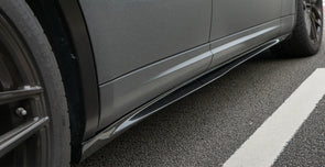 PAKTECHZ Carbon Fiber Side Skirts Splitters for Maserati Levante