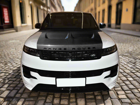 2024+Range Rover Sport SVR Style Carbon Fiber Front Hood Bonnet