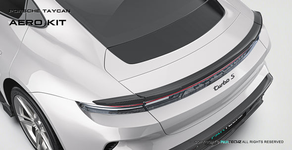 Paktechz Dry Carbon Fiber Aero Body Kit for Porsche 2025+ Taycan