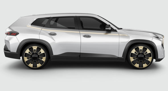 23" BMW XM 923M M-Performance Night Gold with Bright Turned Wheels