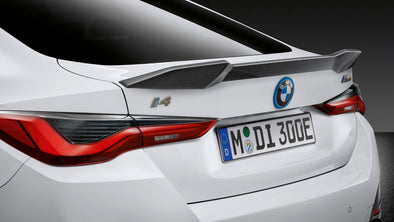 CarGym M-Performance Style Dry Carbon Fiber Rear Lip Spoiler for BMW 4 Series / i4 G26