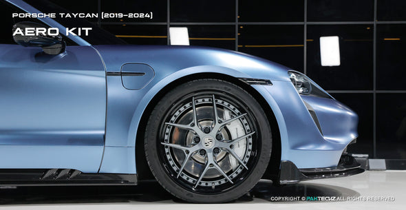 Paktechz Dry Carbon Fiber Aero Body Kit for Porsche 2019-2024 Taycan & Taycan Gran Turismo