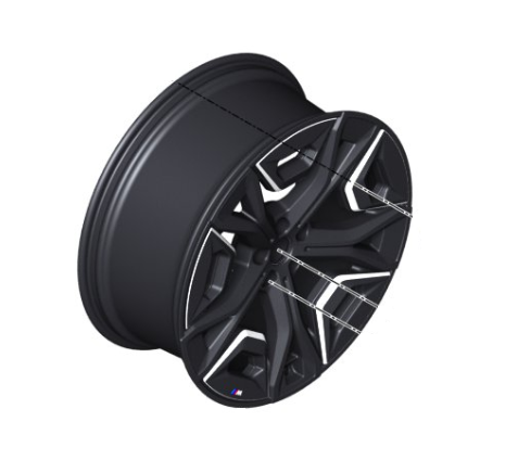 (Demo Car Wheels) 22" BMW iX I20 1023M M-Performance Wheels Set