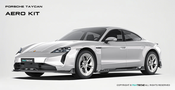 Paktechz Dry Carbon Fiber Aero Body Kit for Porsche 2025+ Taycan