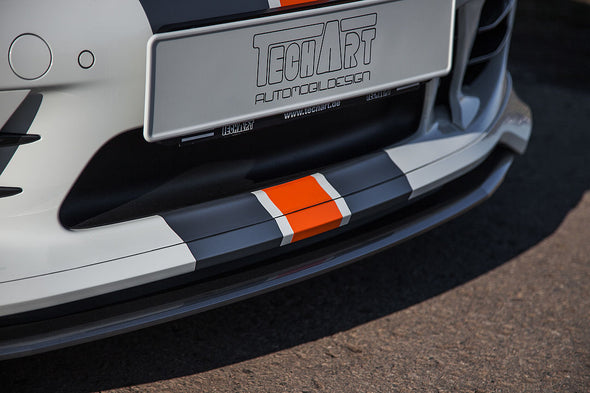 TECHART Splitter and Carrier Replacement for Porsche 991 911 Carrera / 981 / 718 Boxster Cayman Front Spoiler