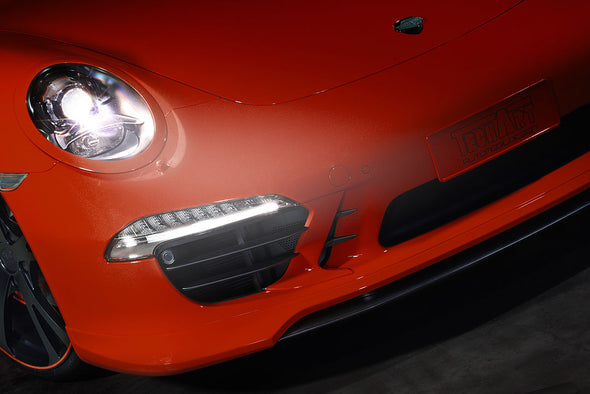 TECHART Splitter and Carrier Replacement for Porsche 991 911 Carrera / 981 / 718 Boxster Cayman Front Spoiler