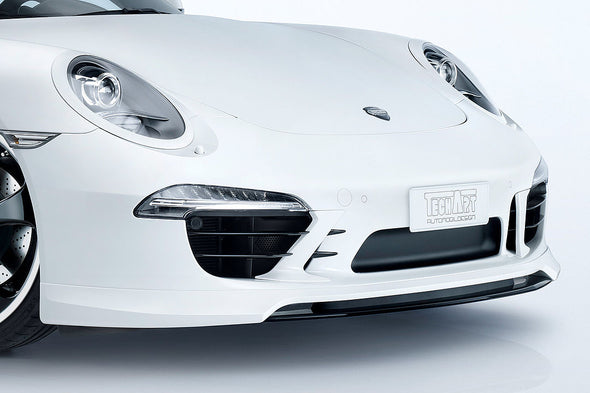 TECHART Splitter and Carrier Replacement for Porsche 991 911 Carrera / 981 / 718 Boxster Cayman Front Spoiler