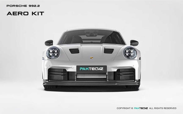 Paktechz Dry Carbon Fiber Aero Body Kit for Porsche 911 992.2 2025+