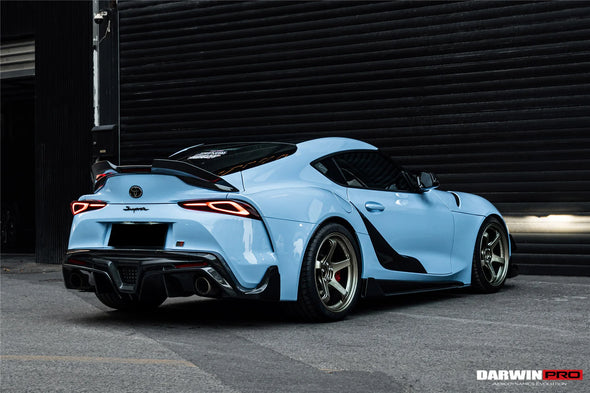 DarwinPro 2019+ Toyota GR Supra (J29 & DB) A90 A91 BKSS Style Carbon Fiber Rear Diffuser