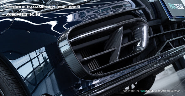 Paktechz Dry Carbon Fiber Aero Body Kit for Porsche 2021-2023 Panamera
