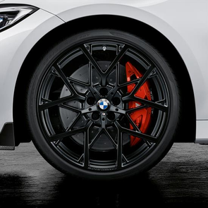 20” BMW 3 Series 795M OEM M Performance Matt Black Wheelset