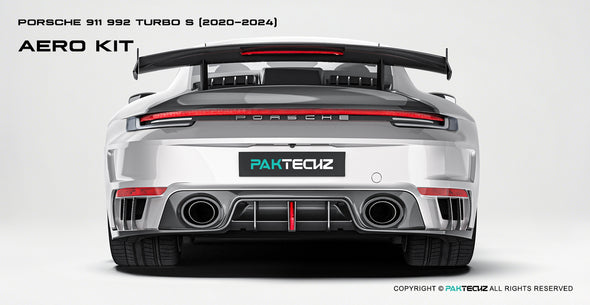 Paktechz Dry Carbon Fiber Aero Body Kit for Porsche 911 992 Turbo S 2020-2024