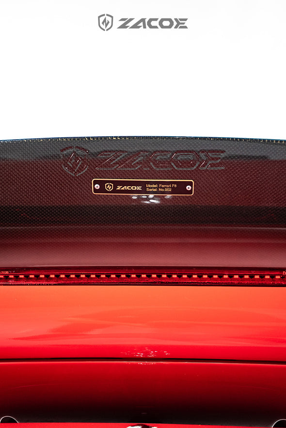 Zacoe x Ferrari F8 Tributo Carbon Fiber Body Kit