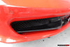 Darwinpro  2010-2015 Ferrari 458 Coupe/Spyder Carbon Fiber Front Canards