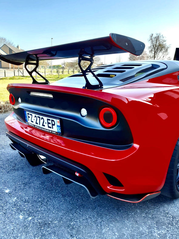 AERIE Performance Lotus Exige CUP 430 Carbon Fiber Rear Wings