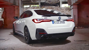 CarGym M-Performance Style Dry Carbon Fiber Rear Lip Spoiler for BMW 4 Series / i4 G26