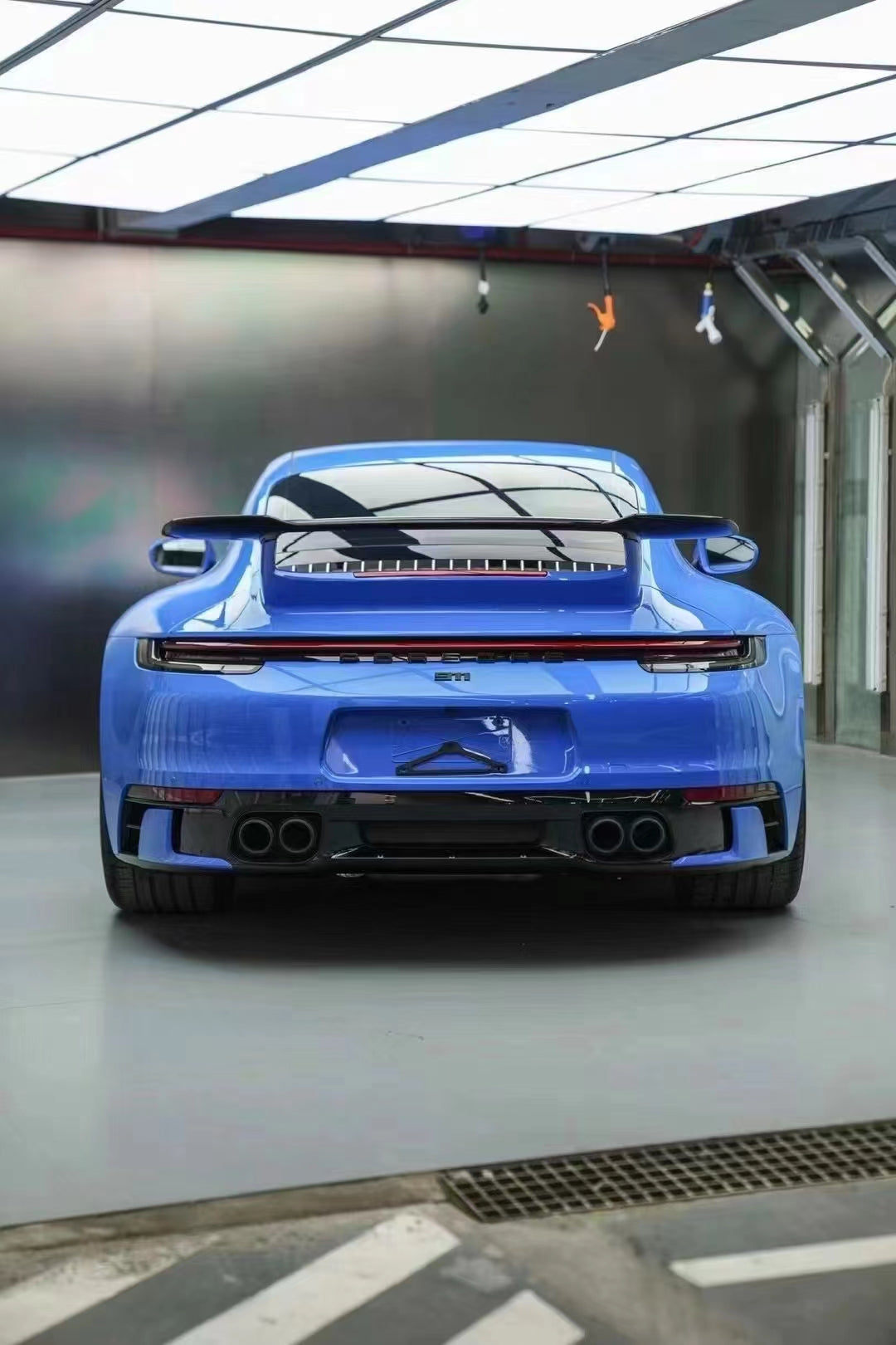Sport Design Style Carbon Fiber Rear Wing Spoiler for the Porsche 911 ...