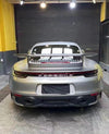 Sport Design Style Carbon Fiber Rear Wing Spoiler for the Porsche 911 992 Carrera & Cabriolet