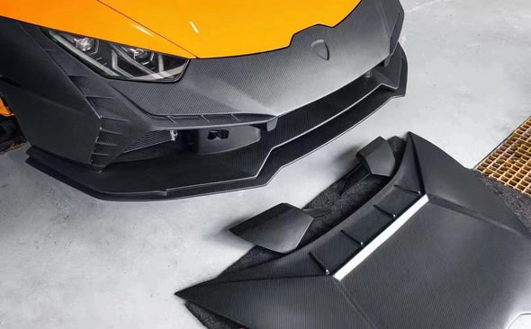 Tecnica Style Front Bumper Conversion Kit for 2015-2020 Lamborghini Huracan LP610 LP580