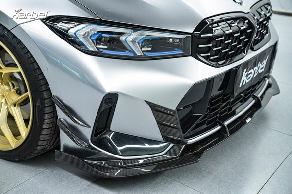 Karbel Carbon Dry Carbon Fiber Front Lip Ver. 2 for BMW 3-Series G20 LCI 2022+