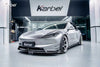 KARBEL Dry Carbon Fiber Front Lip Spoiler for Tesla Model 3 Highland 2023+