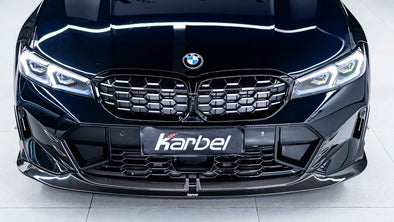 KARBEL CARBON Dry Carbon Fiber Front Lip Spoiler Ver. 1 for BMW 3-Series G20 LCI 2022+