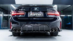 KARBEL CARBON Dry Carbon Fiber Rear Diffuser Ver. 1 for BMW 3-Series G20 LCI 2022+