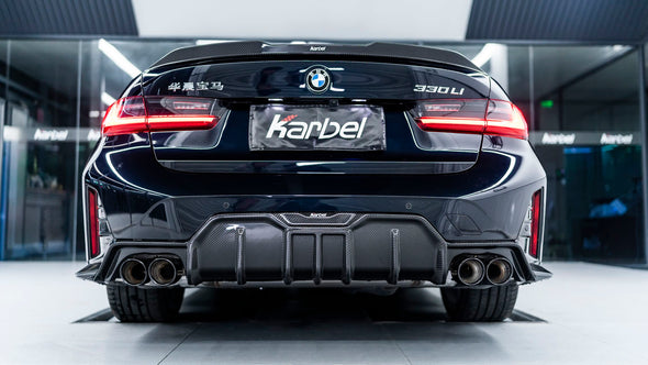 KARBEL CARBON Dry Carbon Fiber Rear Diffuser Ver. 1 for BMW 3-Series G20 LCI 2022+