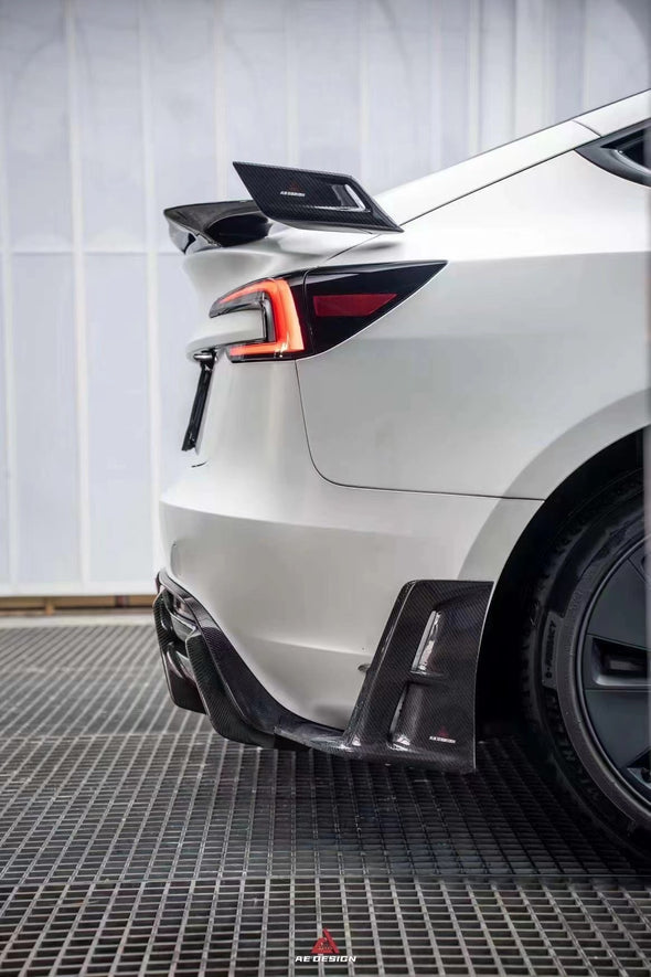 Armor Extend Carbon Fiber Rear Wing Spoiler for Tesla Model 3 2023+