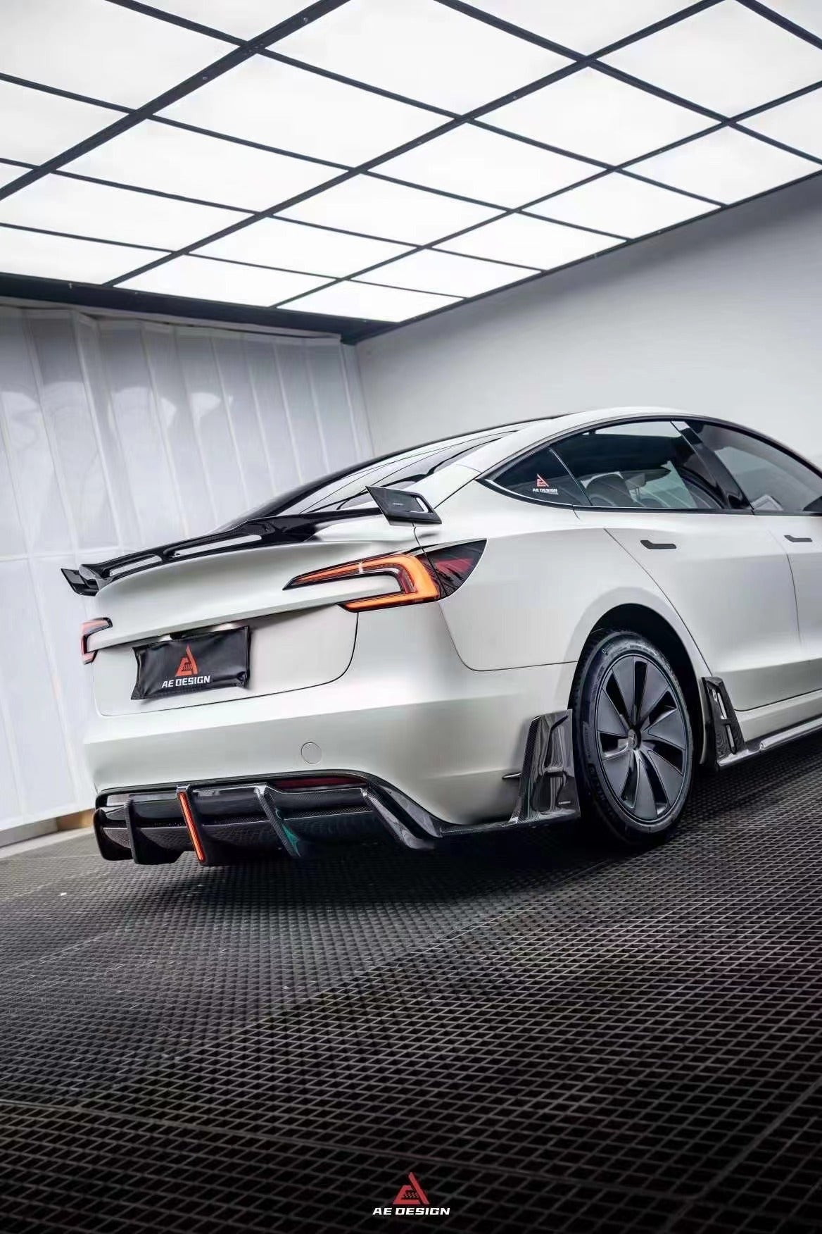Armor Extend Carbon Fiber Rear Wing Spoiler for Tesla Model 3 2023 ...