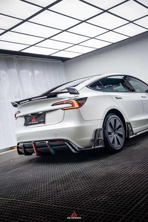 Armor Extend Carbon Fiber Rear Wing Spoiler for Tesla Model 3 2023+