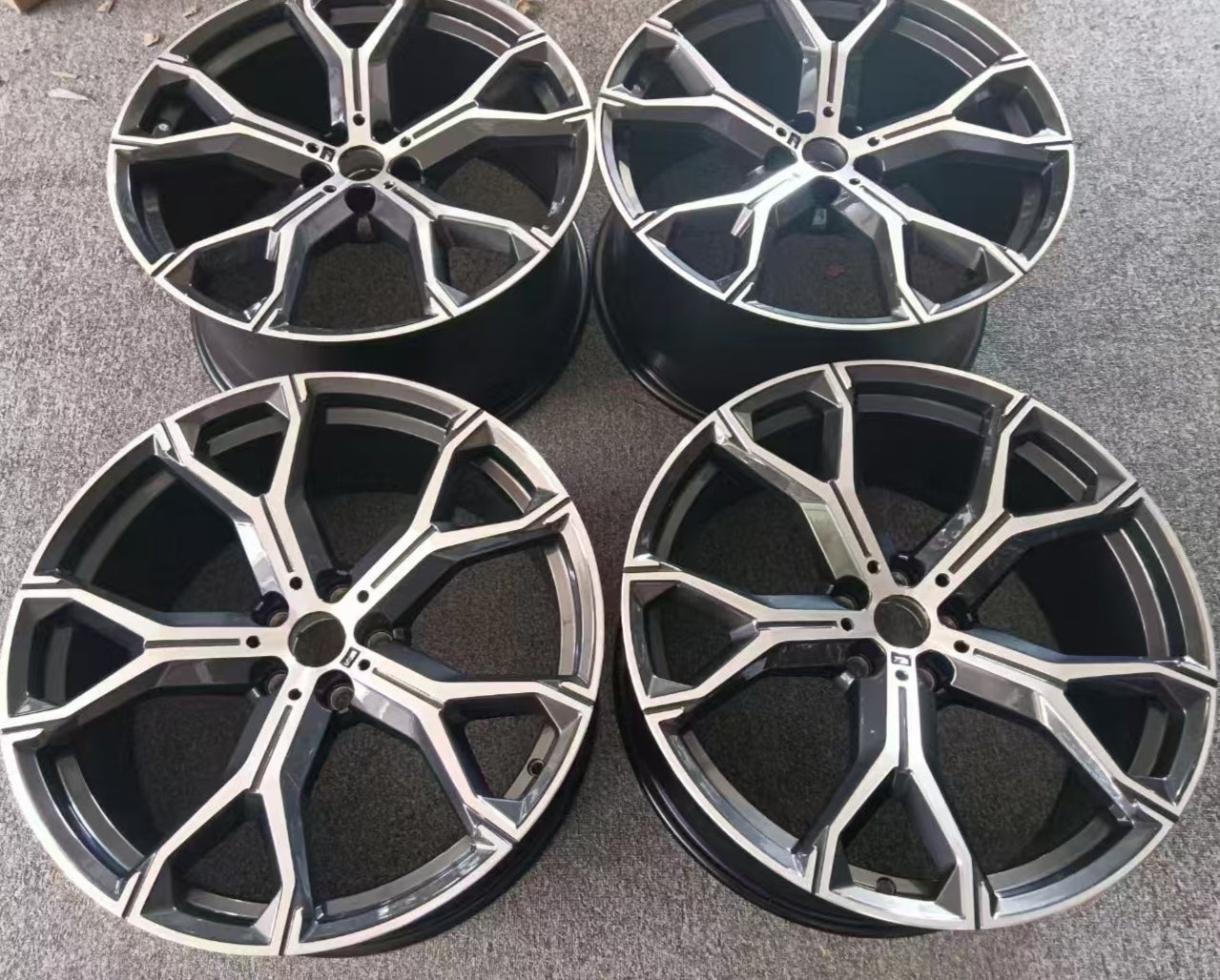 Complete Wheels 21” BMW X5 / X6 Style 741M OEM Complete Wheel Set – CarGym