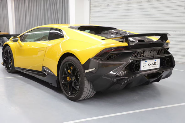 Z-Art Dry Carbon Fiber Lamborghini Huracan LP580 / LP610 / EVO - Tecnica Conversion Body Kit