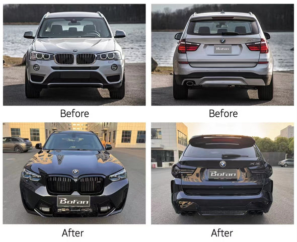 BMW X3 F25 to F97 X3 LCI Full Conversion Body Kit