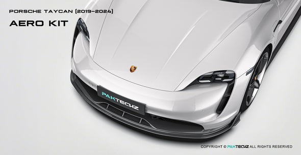 Paktechz Dry Carbon Fiber Aero Body Kit for Porsche 2019-2024 Taycan & Taycan Gran Turismo