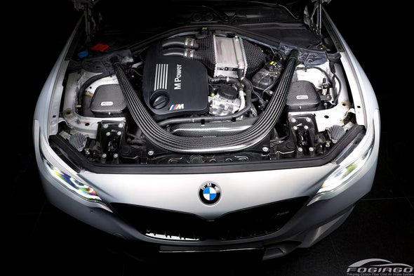 FOGIAGO Dry Carbon Fiber Cold Air Intake System for BMW F87 M2 Competition S55 Engine