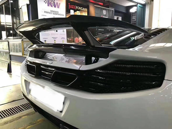 McLaren MP4-12C / 650S Active Carbon Fiber Double Decks Rear Wing w/ Air Brake