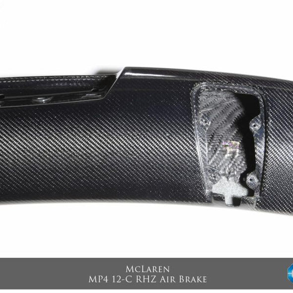 RevoZport MP4-12C / 650 RHZ Dry Carbon Fiber Air Brake Rear Wing Spoiler for McLaren 650S / MP4-12C