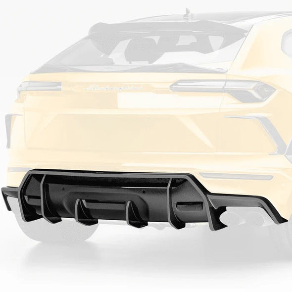 Lamborghini Urus Dry Carbon Fiber Rampante Edizione Rear Diffuser