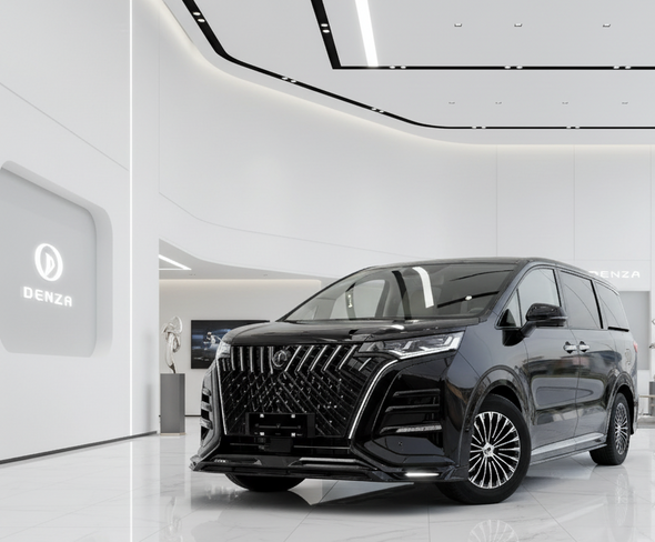 Denza D9 Executive Gloss Black Front Grill Set